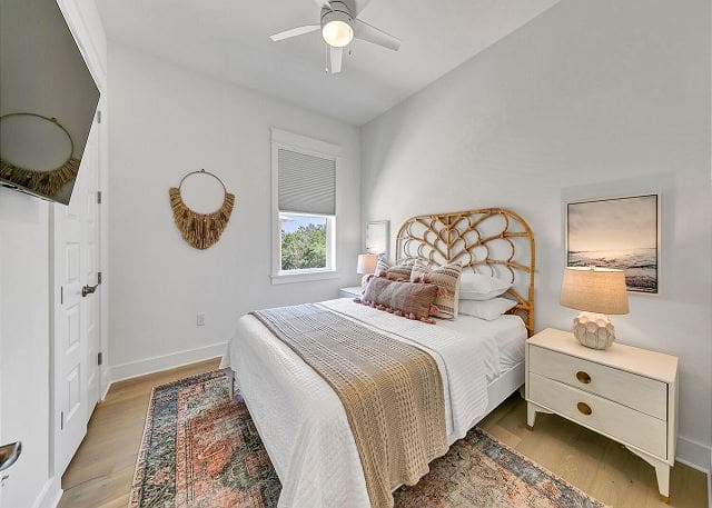 Welcome to Sandy Peaches in Watersound's newest sought-after community, Prominence South off 30A. This 3-bedroom, 2.5-bathroom townhouse can comfortably sleep up to 11 guests. Just steps away from The Big Chill, Sandy Peaches is perfect for a family getaway.