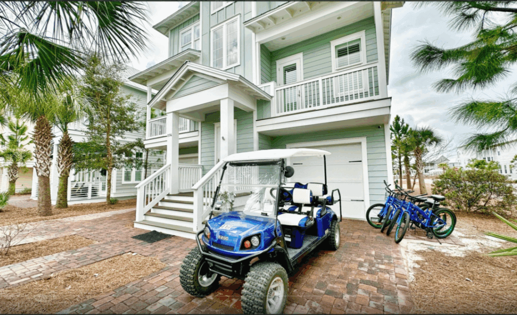 Exterior (with Cart & bikes)